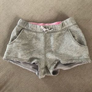Ivivva grey sweat shorts size 8